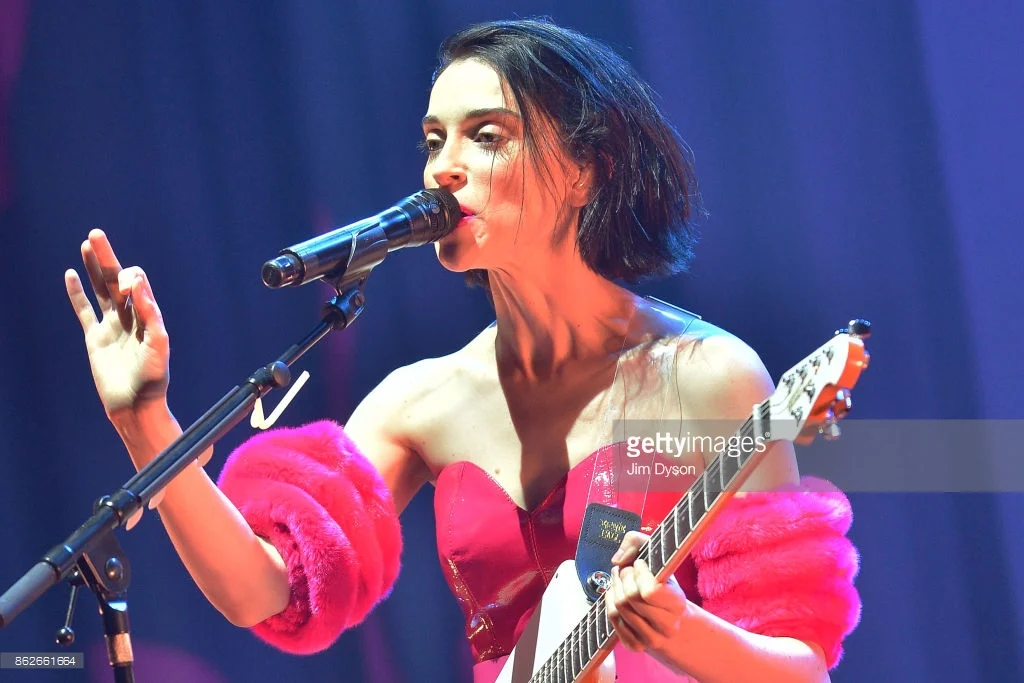 ST. VINCENT PERFORMING TO SOLD OUT CROWD AT LONDON'S O2 BRIXTON ACADEMY - 17/10/2017 PICTURE BY: JIM DYSON - GETTY IMAGES