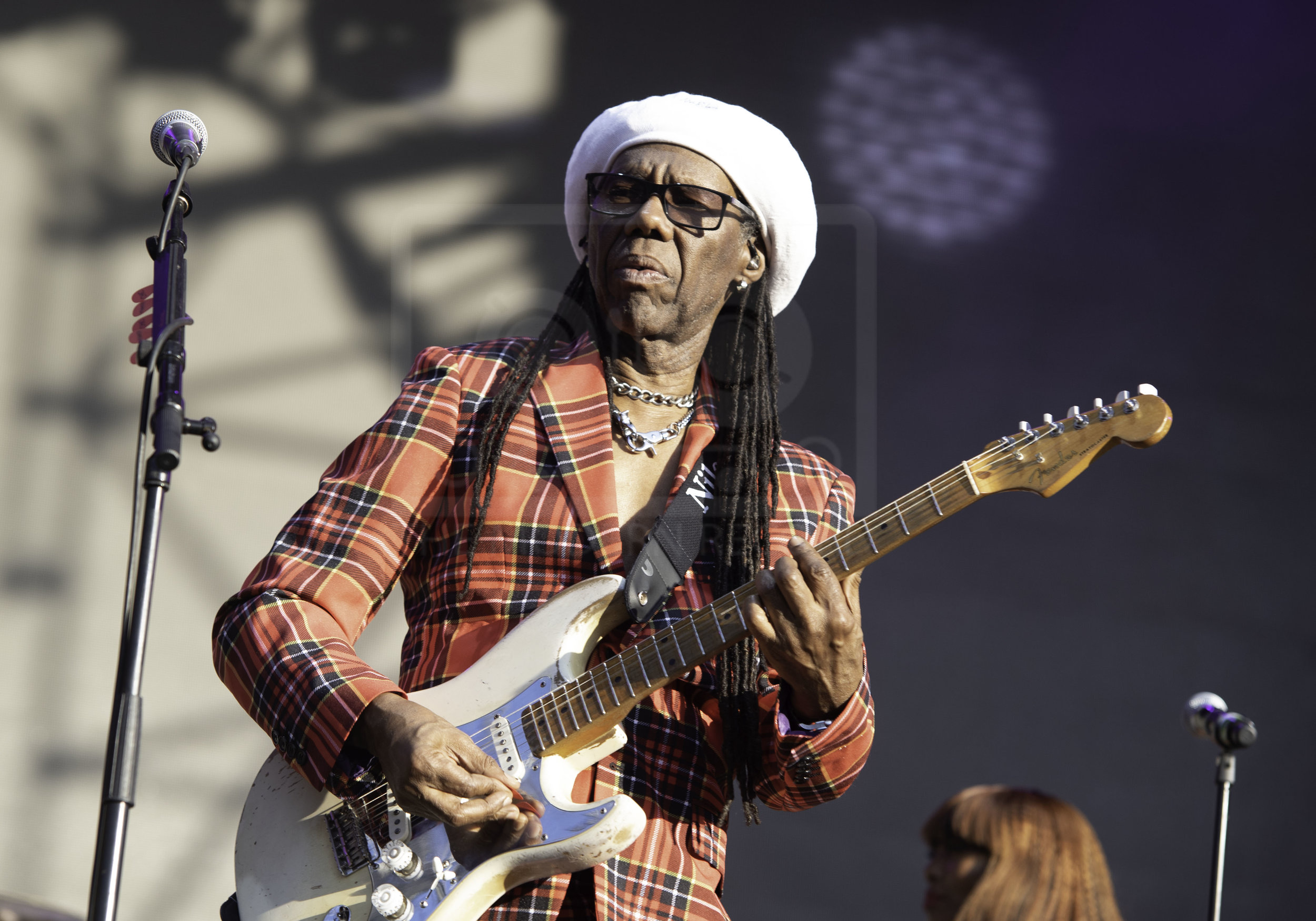 NILE RODGERS & CHIC PERFORMING AT FIESTA X FOLD FESTIVAL AT KELVINGROVE PARK, GLASGOW - 30.06.2018 PICTURE BY: CALUM BUCHAN PHOTOGRAPHY
