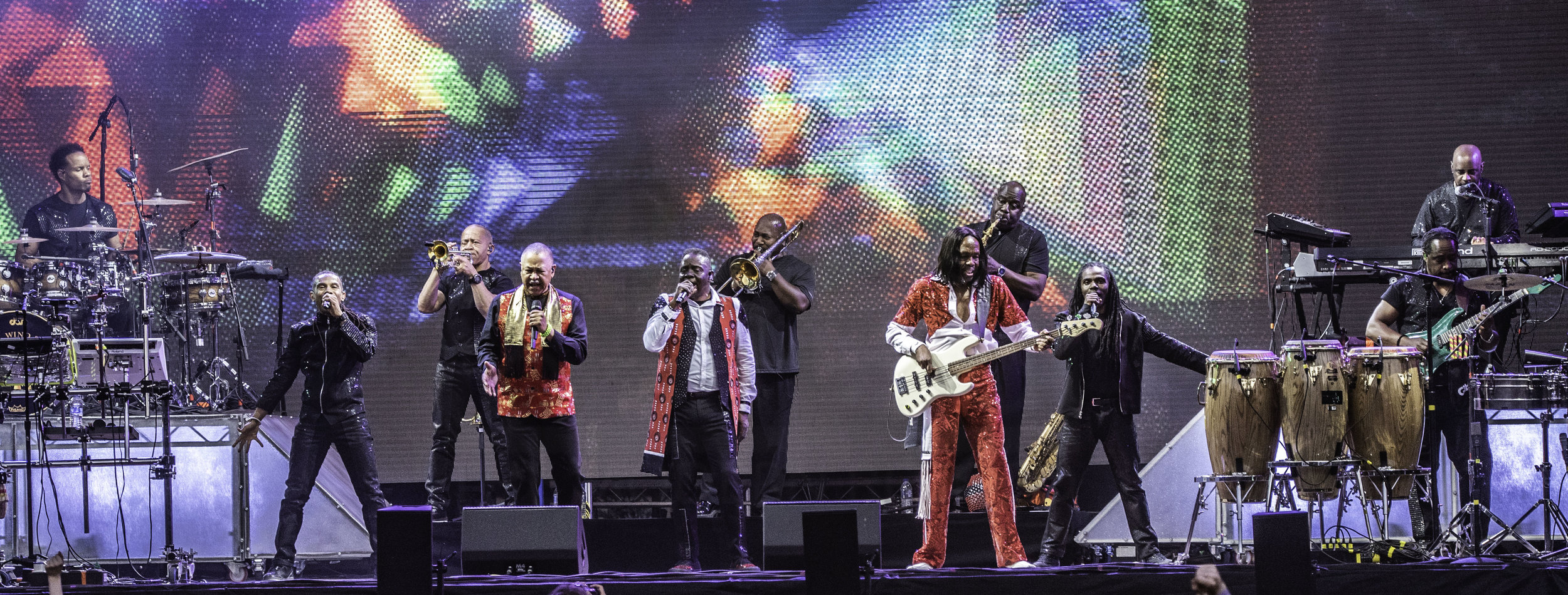 EARTH, WIND & FIRE CLOSING DAY ONE AT THE FIRST EVER FIESTA X FOLD FESTIVAL AT KELVINGROVE PARK, GLASGOW - 30.06.2018 PICTURE BY: CALUM BUCHAN PHOTOGRAPHY