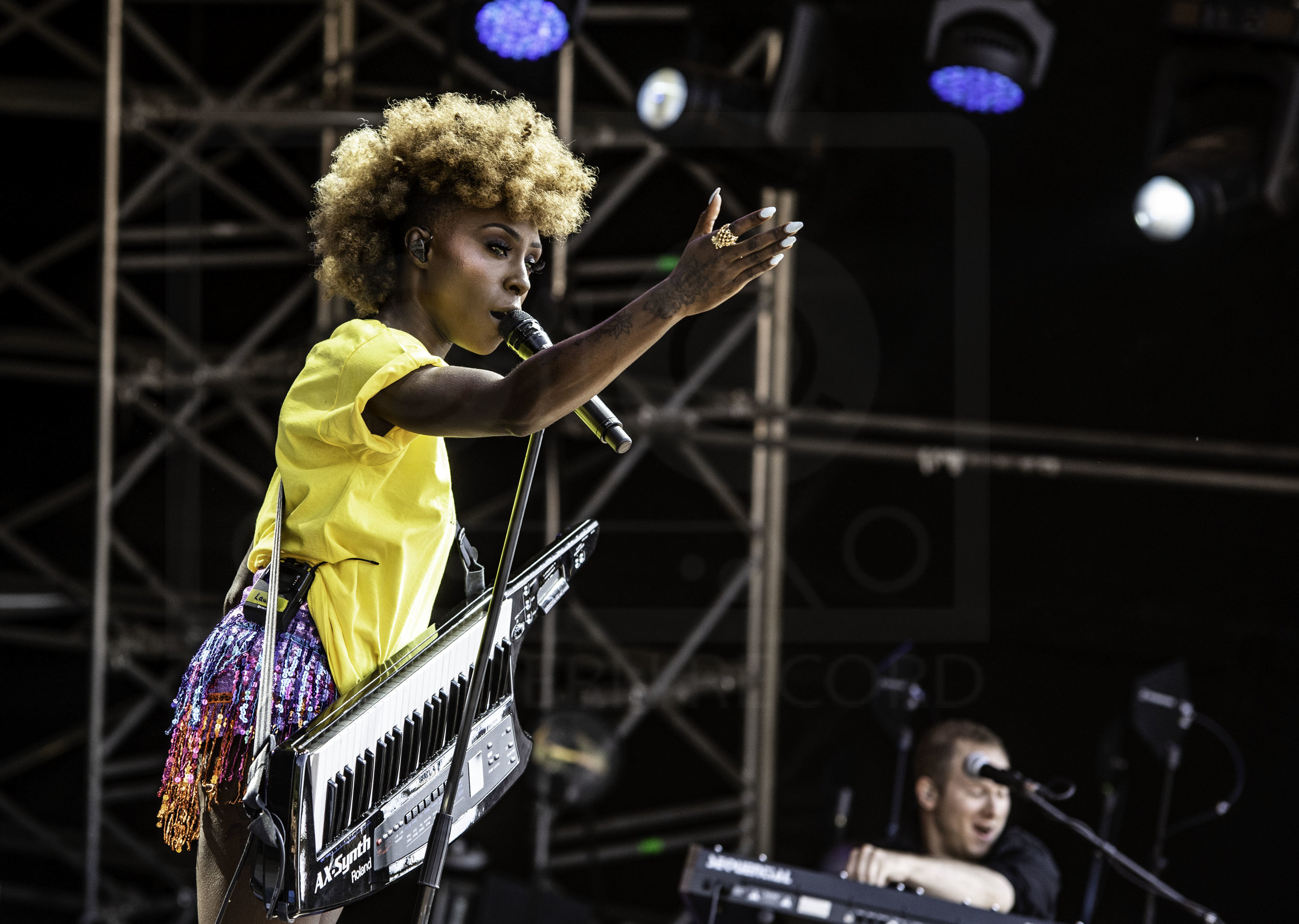 LAURA MVULA PERFORMING AT FIESTA X FOLD FESTIVAL - 01.07.2018 PICTURE BY: CALUM BUCHAN PHOTOGRAPHY