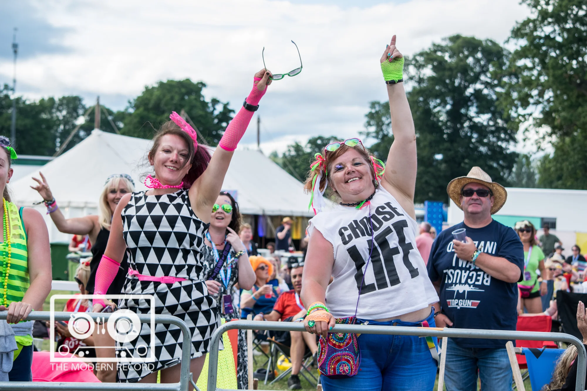REWIND! SCOTLAND 2018 - SUNDAY - 22.07.2018 - (CROWD GOERS ENJOYING THE 80's PARTY) PICTURE BY: STEPHEN WILSON PHOTOGRAPHY
