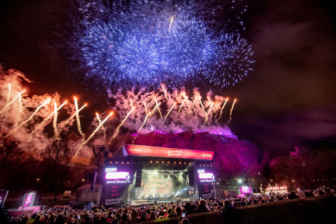 EDINBURGH’S HOGMANAY FESTIVAL 2019 - MIDNIGHT FIREWORKS DISPLAY