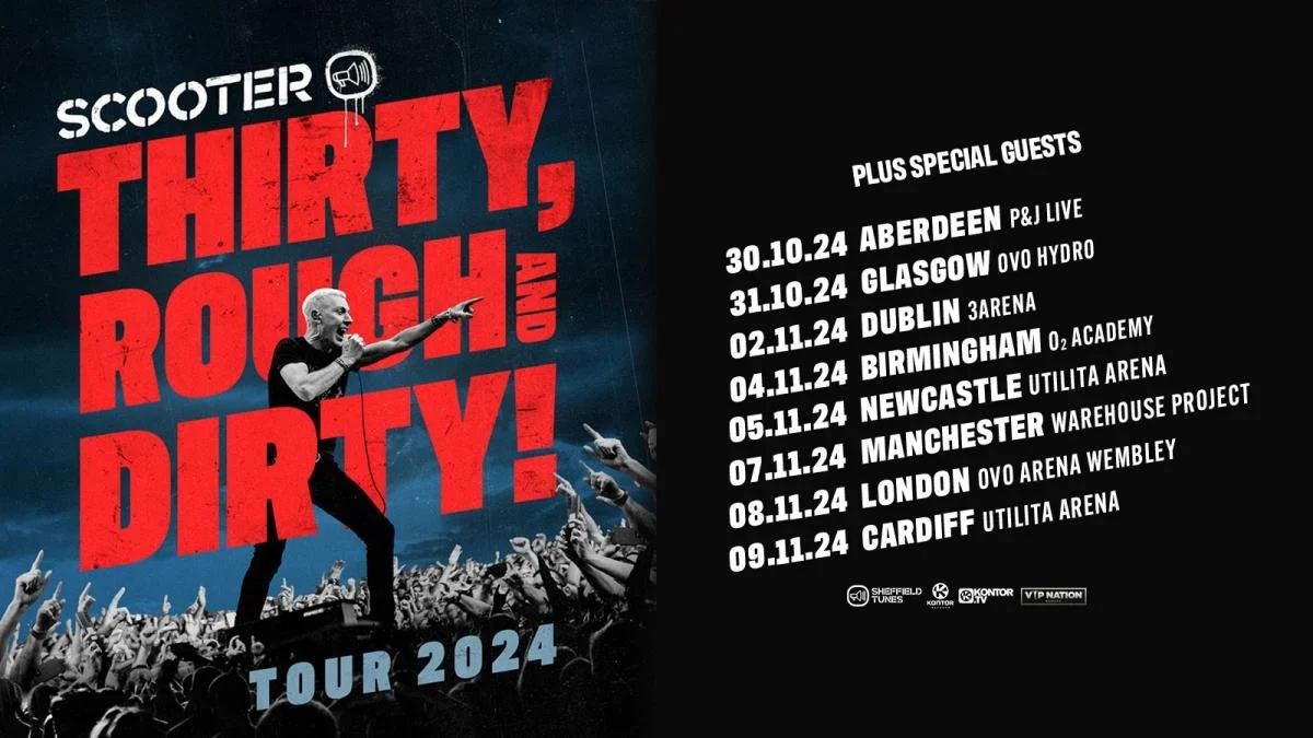 SCOOTER CELEBRATES 30 YEARS WITH MASSIVE UK ARENA TOUR THIS AUTUMN