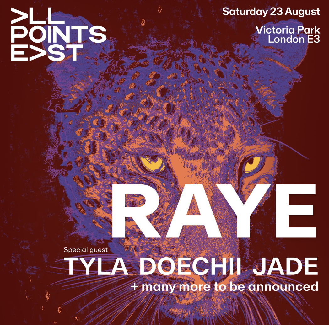 RAYE announces special guests for All Points East show