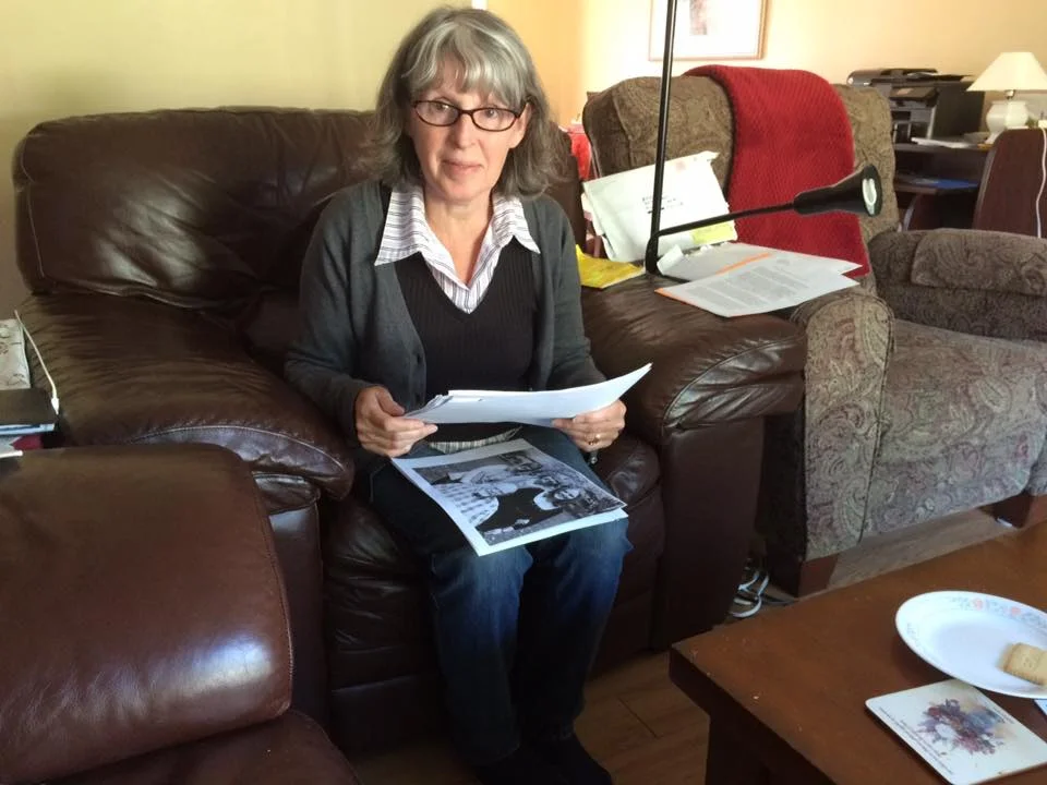 Brenda, the author of THE STRENGTH OF A WOMAN reading my stories