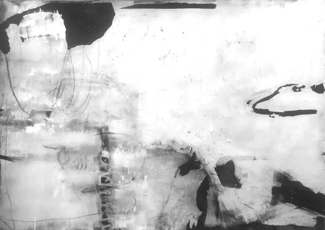 Living Lines - Collage, Graphite, paper, 30”x 42”