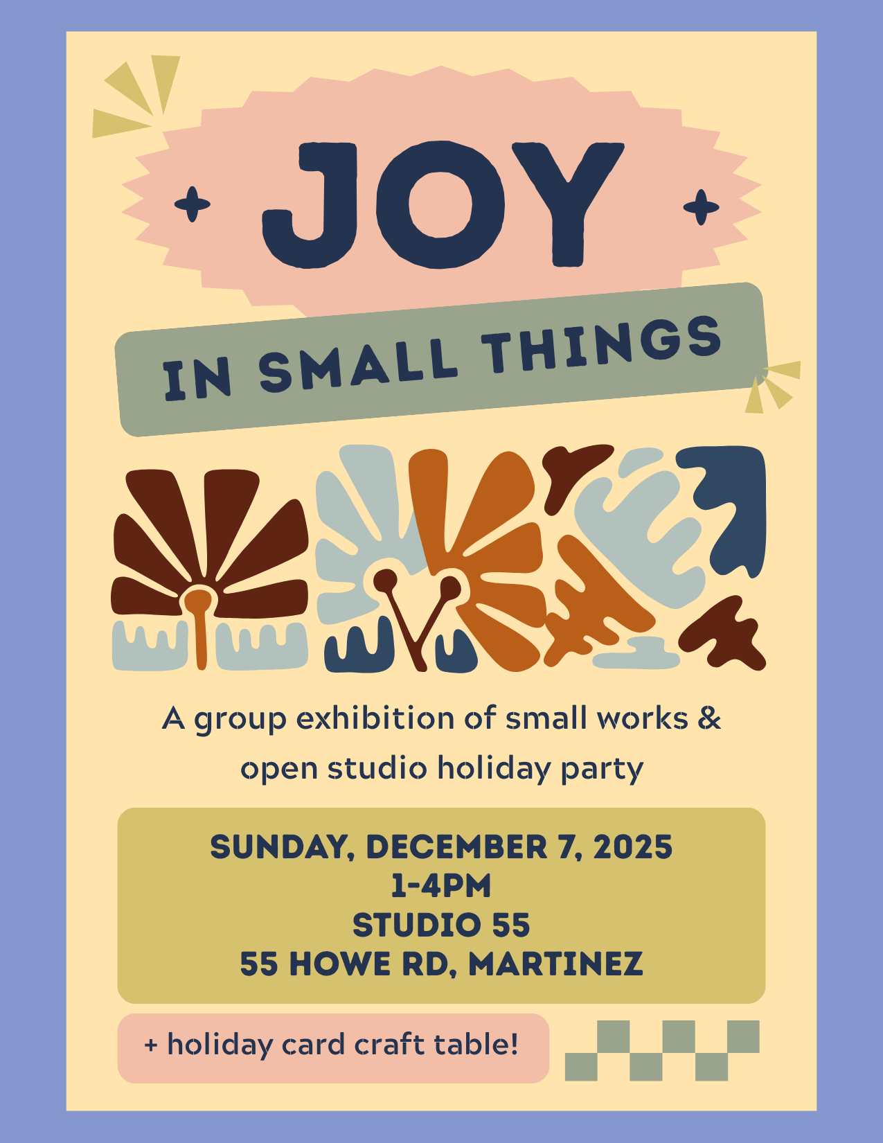 Joy In Small Things Reception and Holiday Open Studios