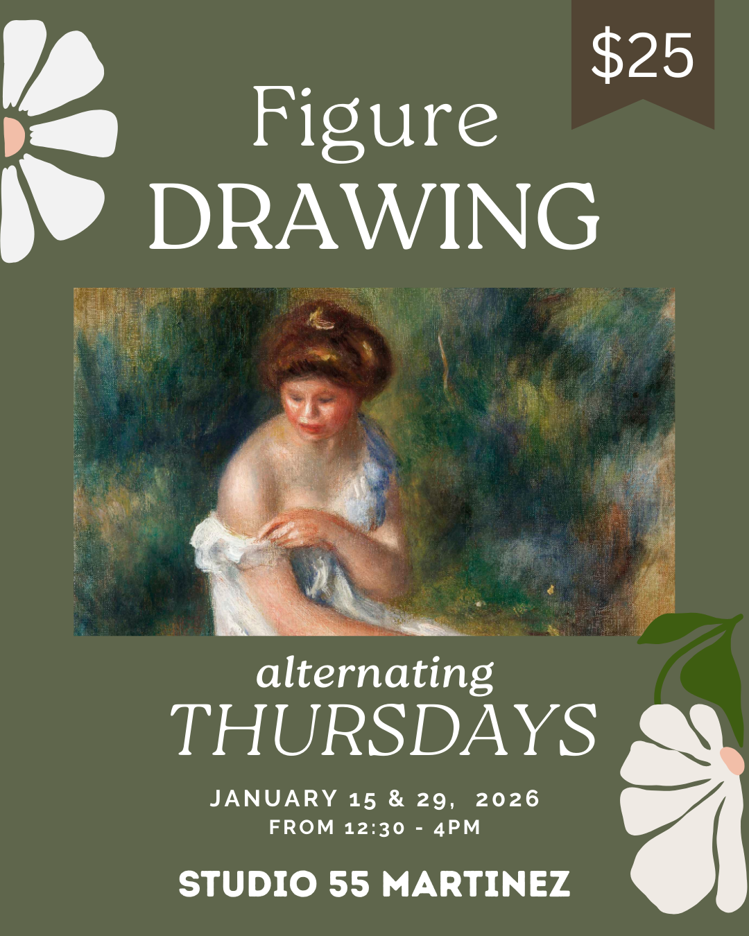 Figure Drawing Alternating Thursdays 