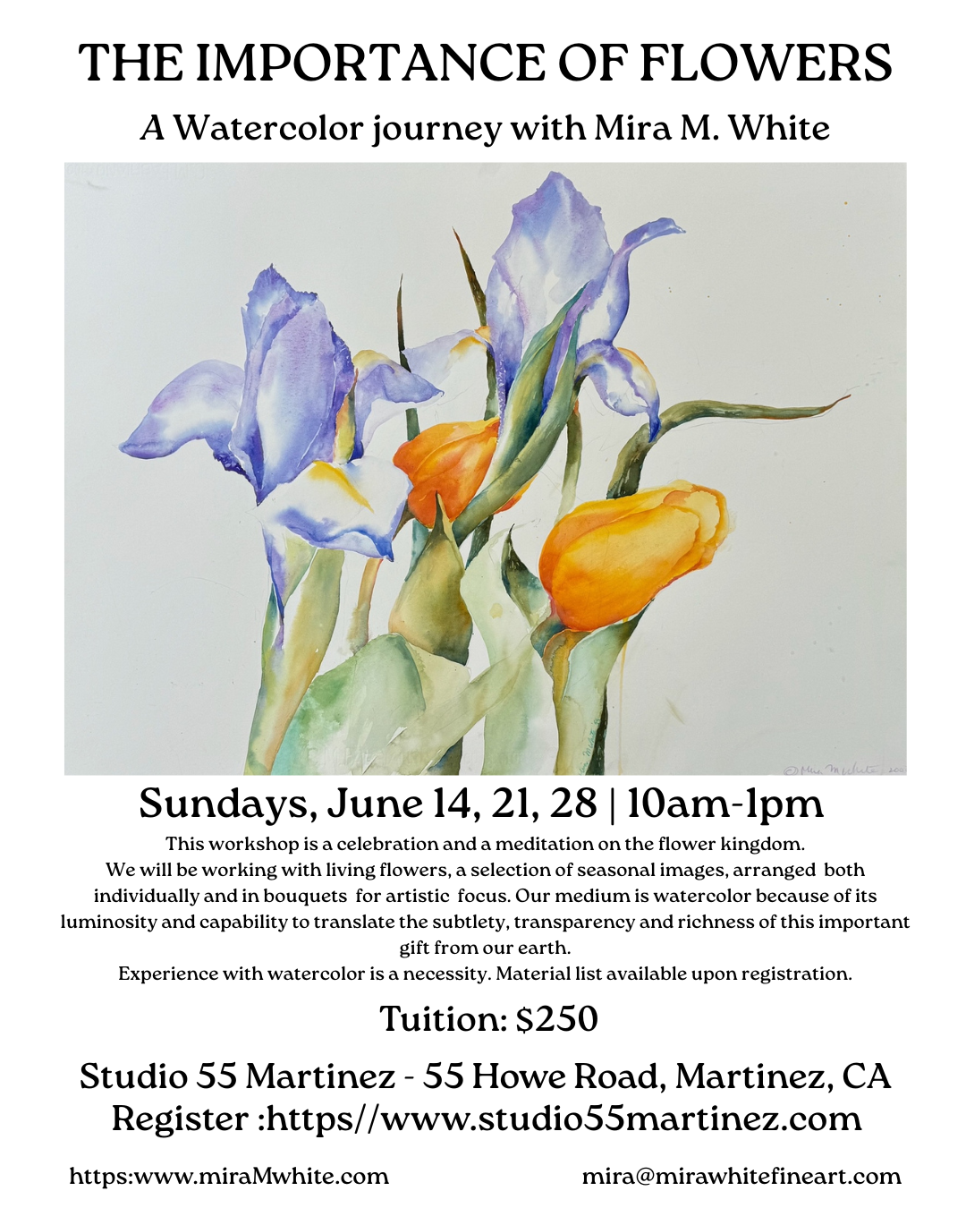 THE IMPORTANCE OF FLOWERS with Mira M. White
