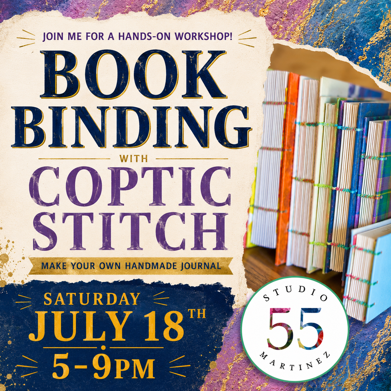 Coptic Stitch Book Binding with Tracy Randolph