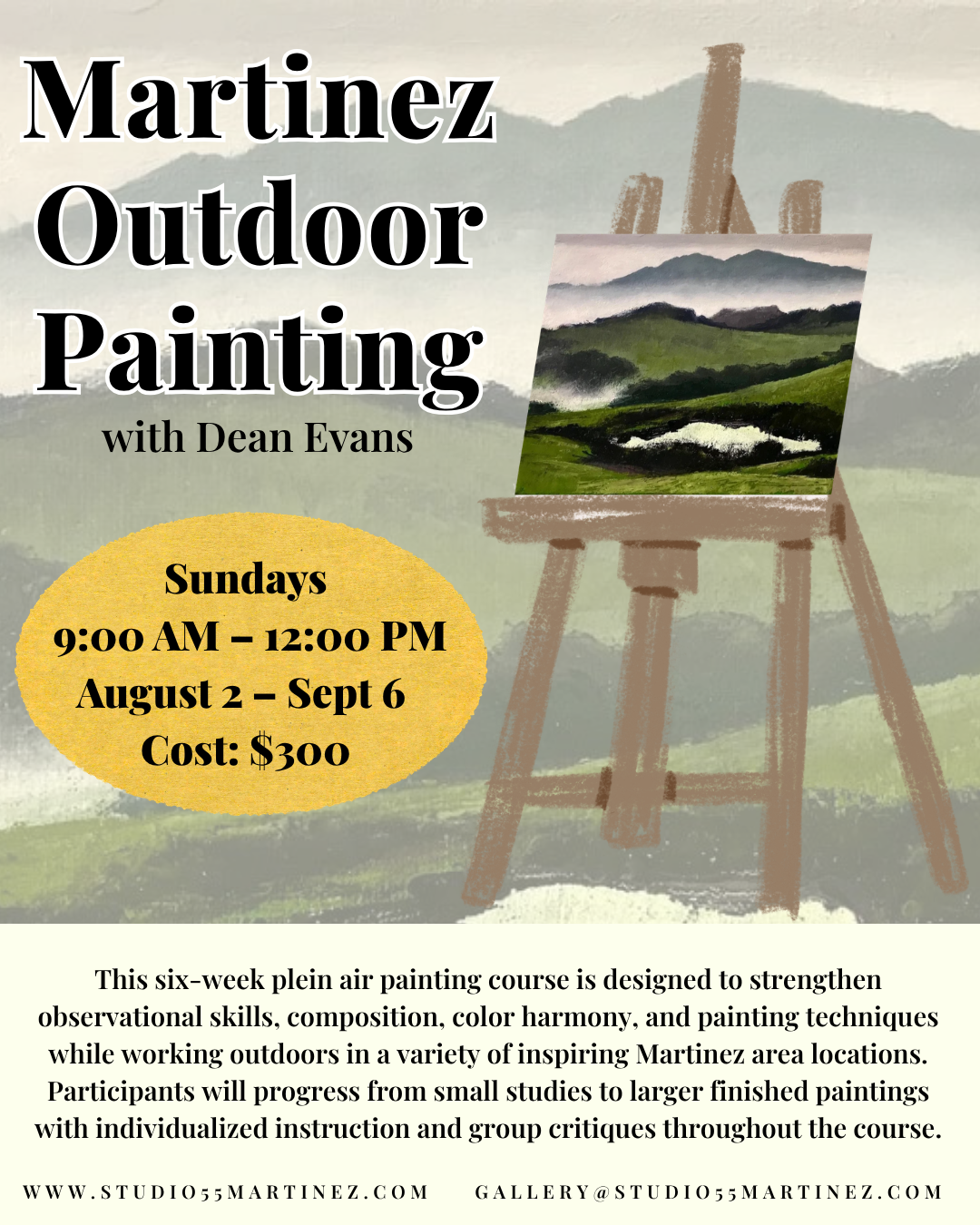 Martinez Outdoor Painting with Dean Evans