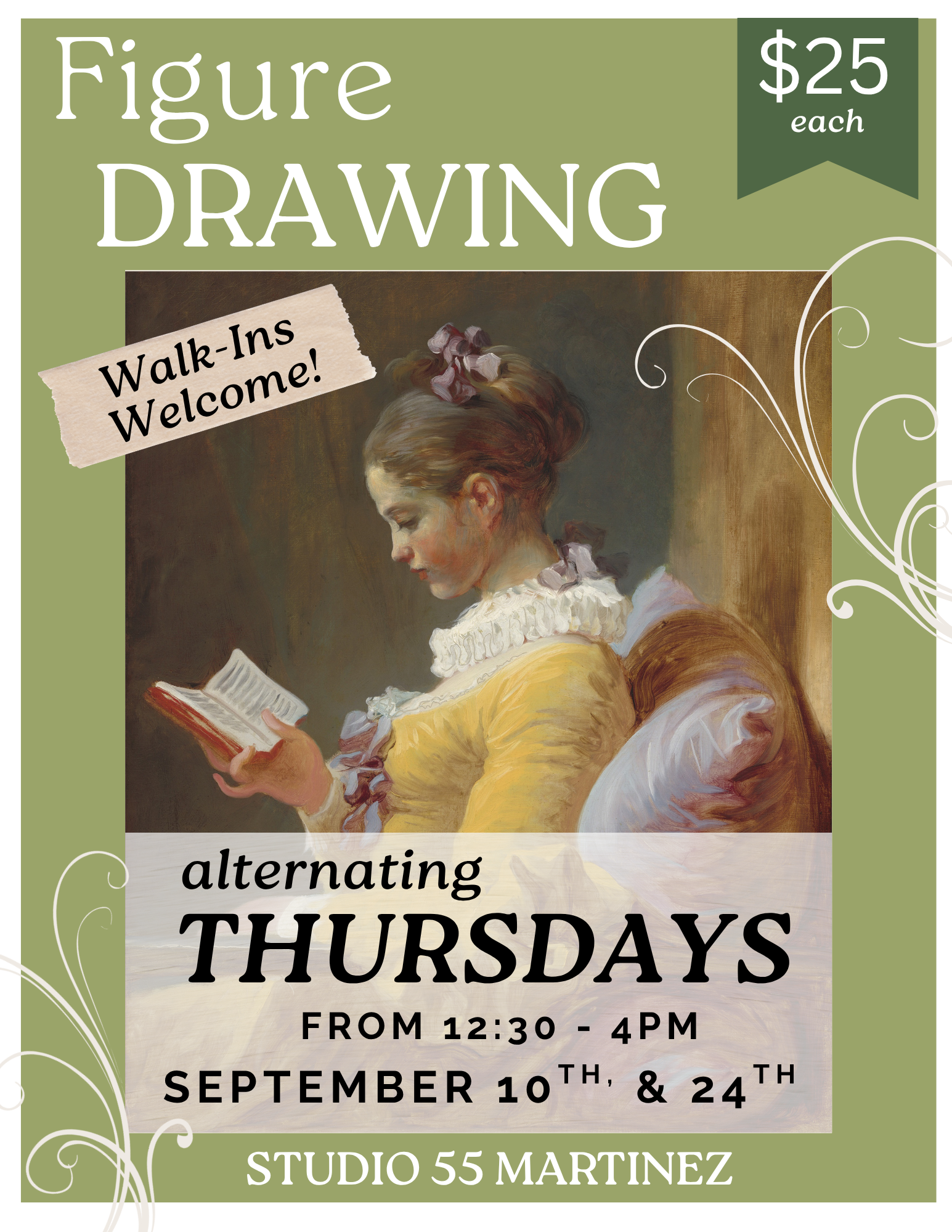 Figure Drawing Alternating Thursdays