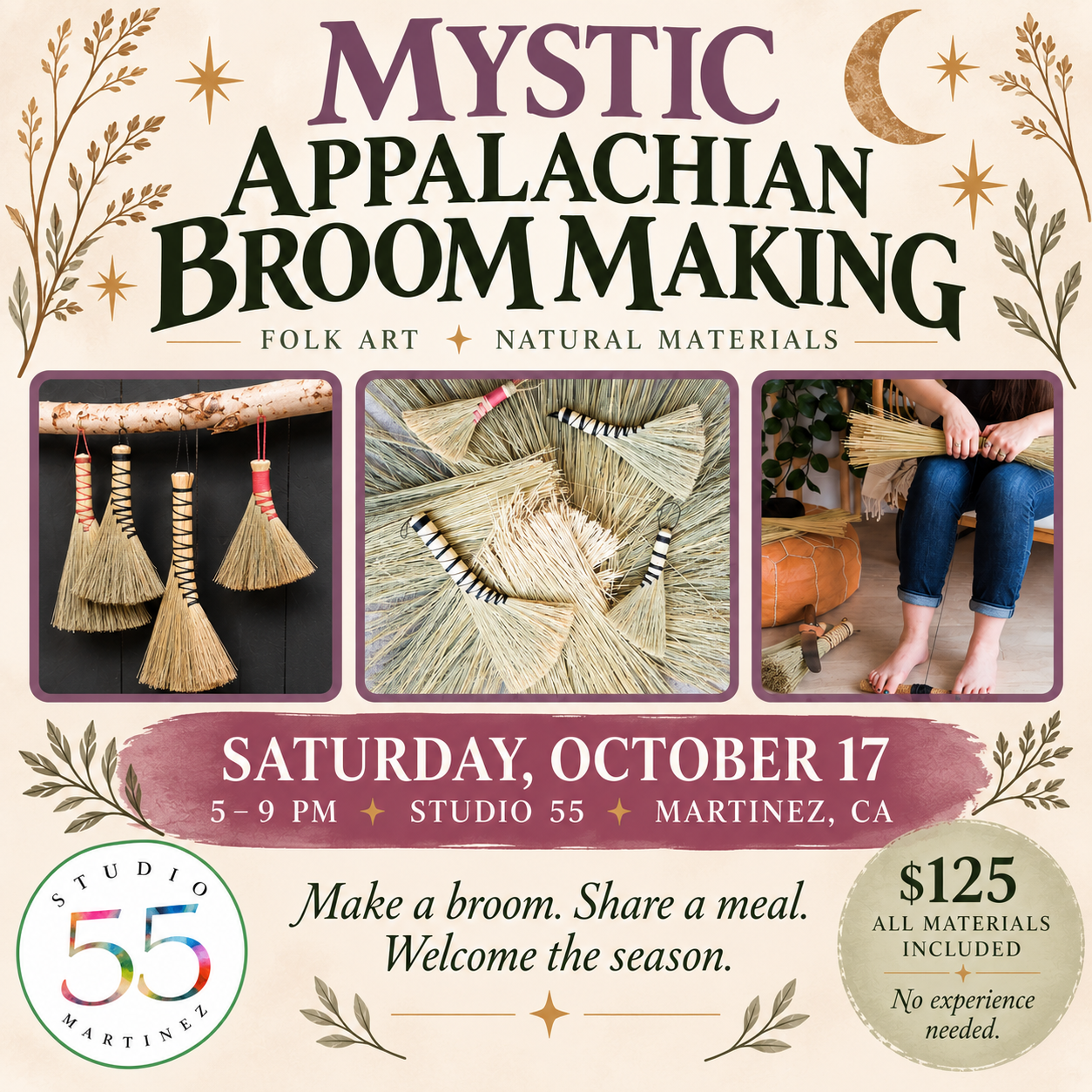 Mystic Appalachian Broom Making with Tracy Randolph