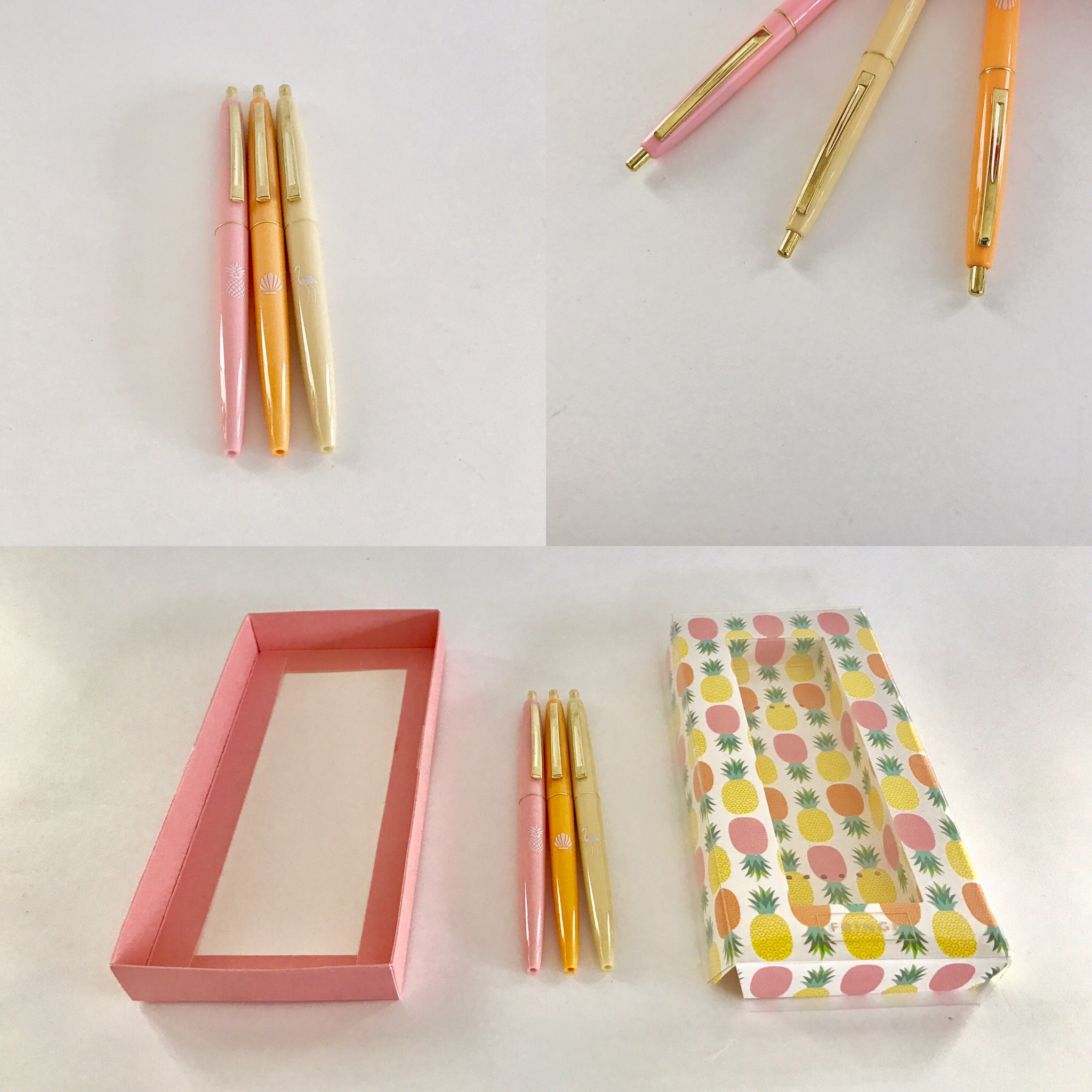 Spring Office Supplies! So... I got pretty darn excited about this set of pens I just found by Fringe Studio. Do I need more pens? Nope... but they were inspiring! I love the spring pastel colors, the vintage style oxidized metal and the packaging is colorful and fun. Pens you say? What's so exciting about that? Pens in themselves are just pens, but these really made my day. And that folks, is the epitome of the life of an artist/designer. Getting practical about these little choices can really stunt your creativity, especially if they speak to you. One thing leads to another, you know? I mean, just look how I was able to pair them with some of my other office tools!