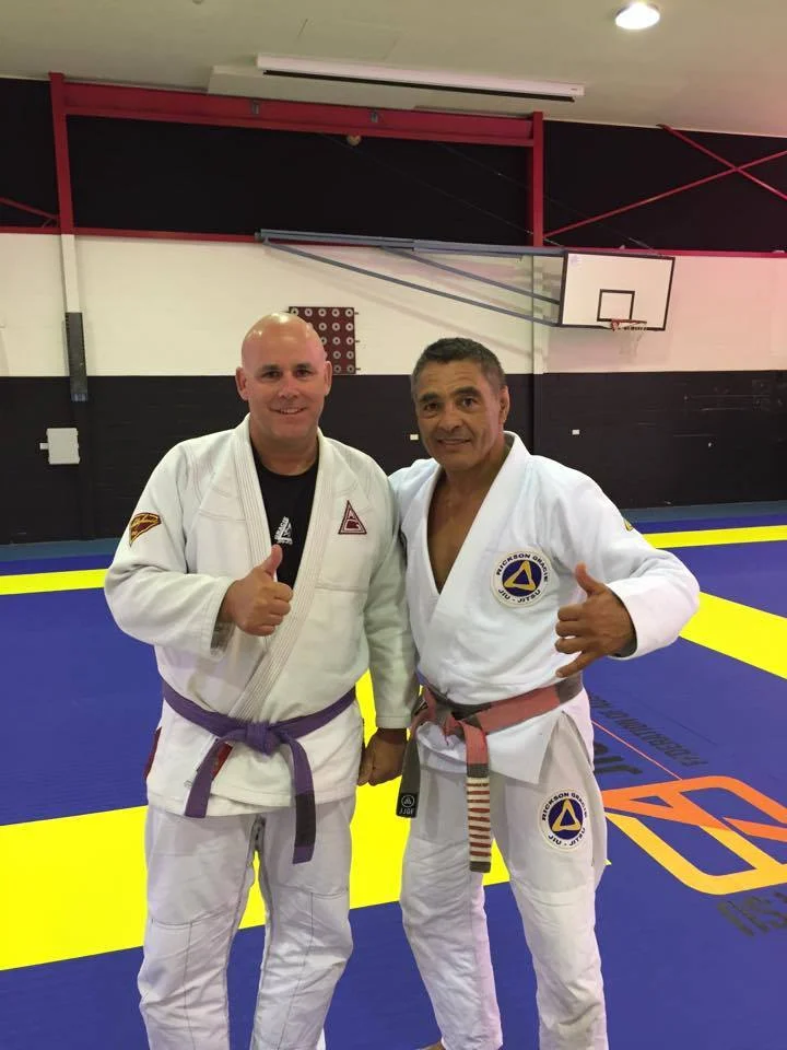 With Rickson Gracie #redbelt now and Master Rob now a Brownbelt