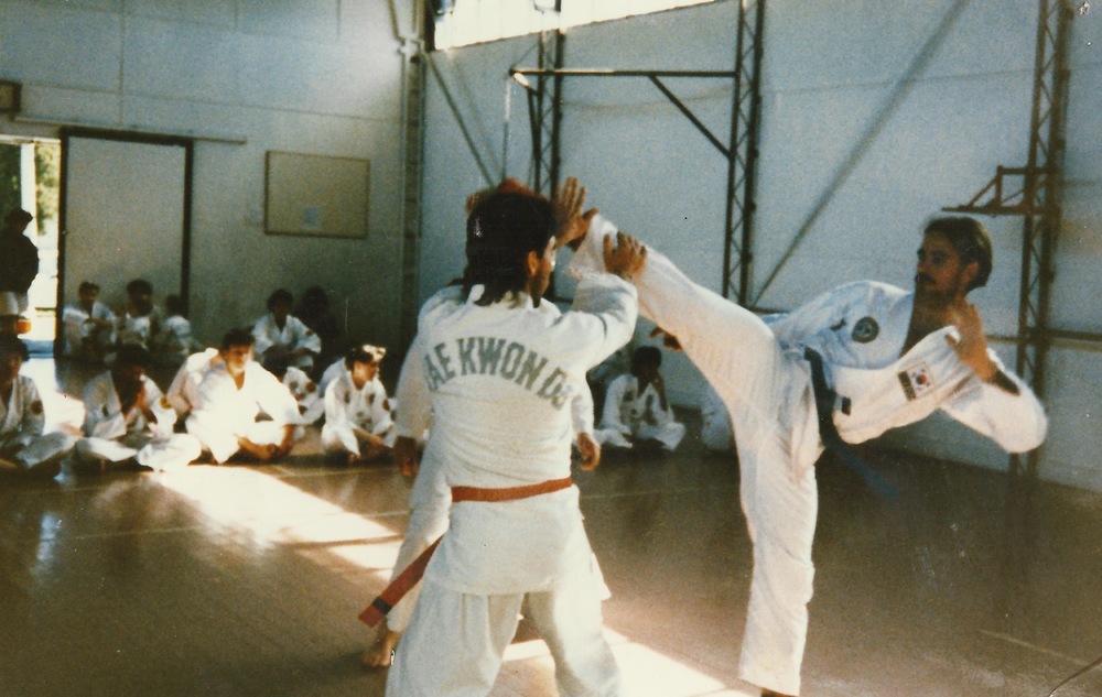 Circa 1987 Master Rob as a coloured belt