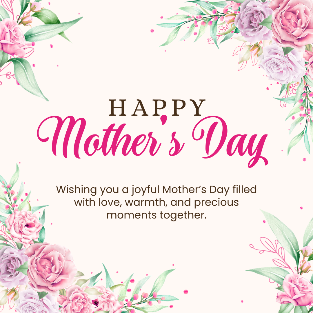 Pink and Green Floral Mother's Day Facebook Post.png