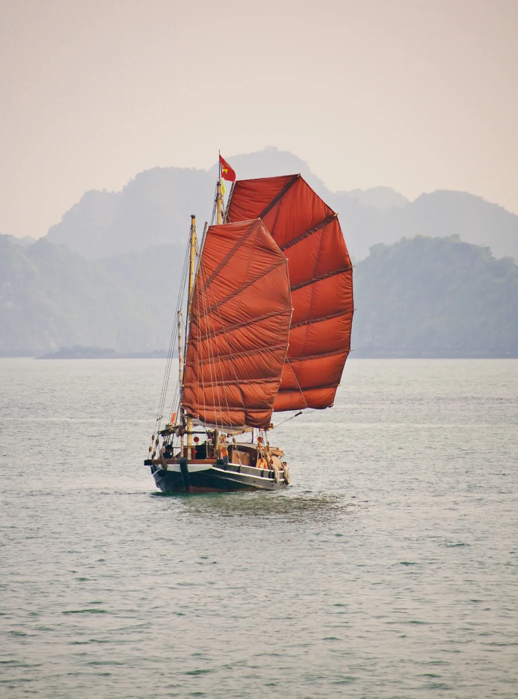 Halong Bay Chinese Junk Boat