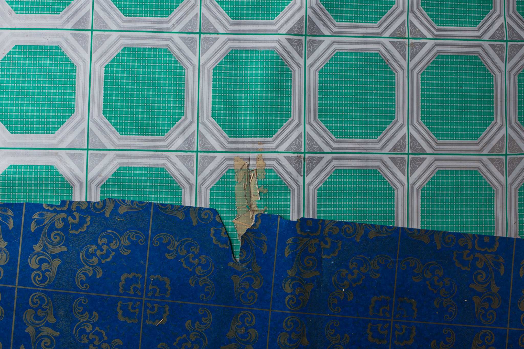 Covered Floor-boards