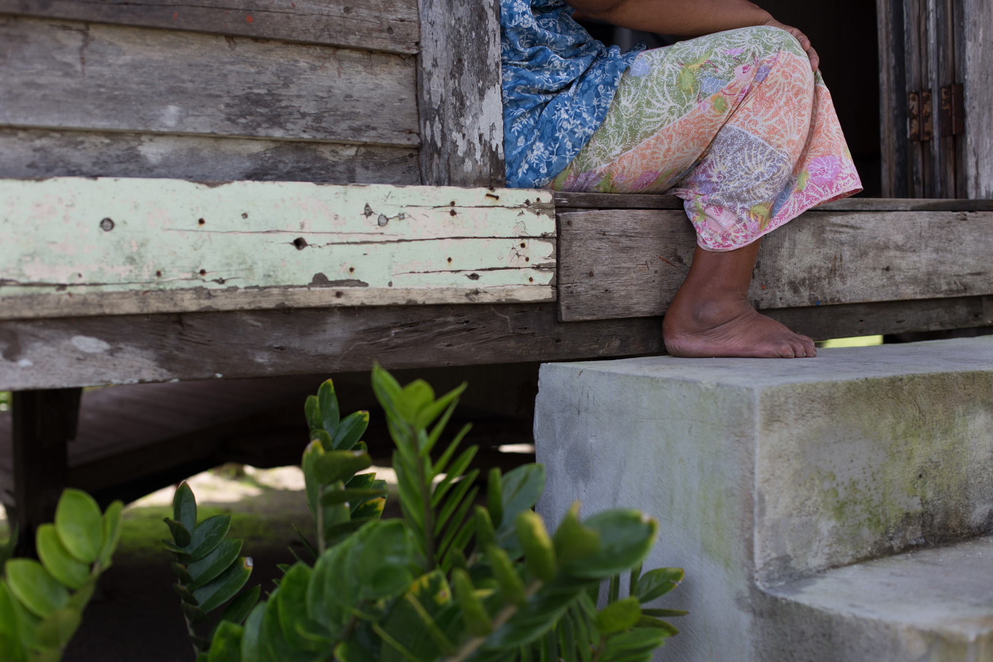 Foot on Step