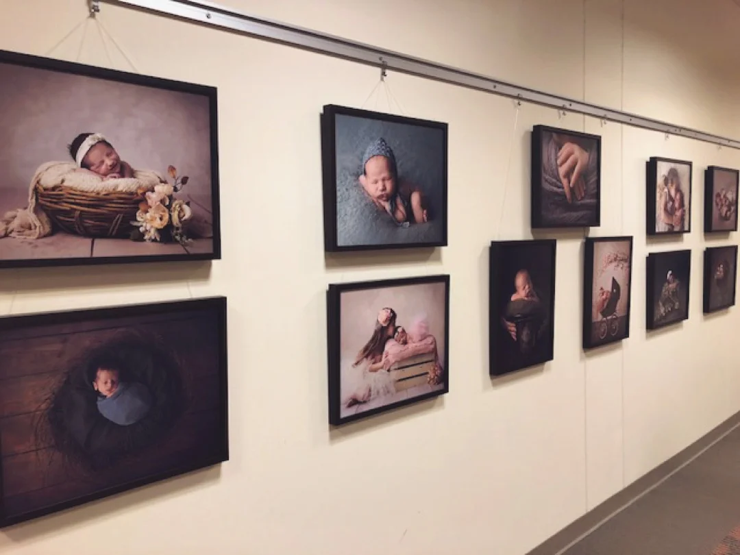 Newborn Photography Display in Manalapan NJ