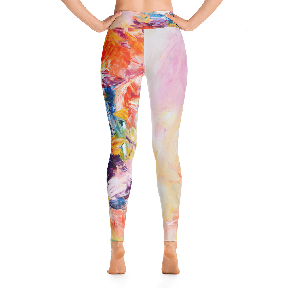 i dream in color unique leggings back