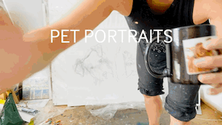 Pet Portrait Process.GIF