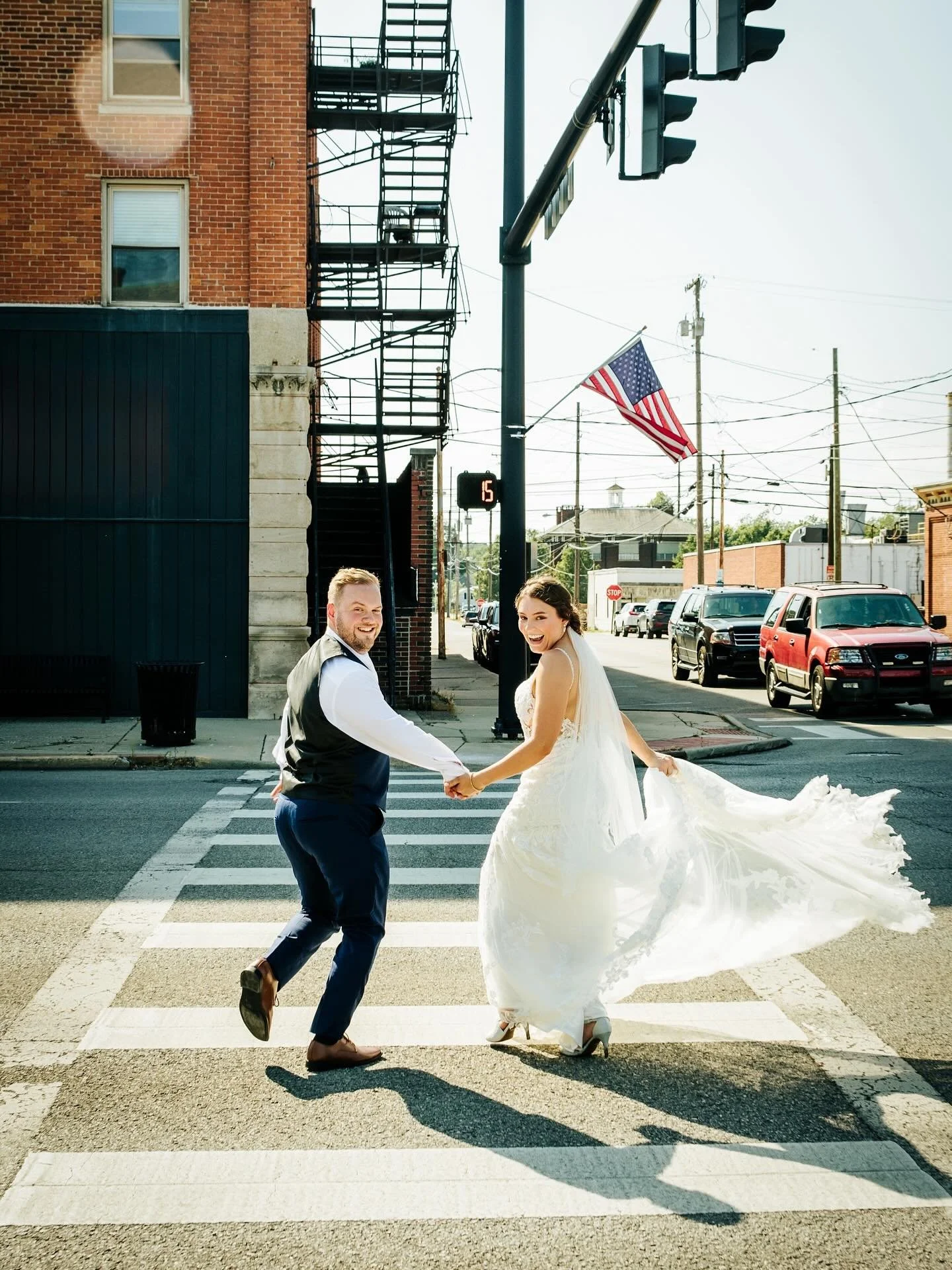 Running into married life with your new hubby like…