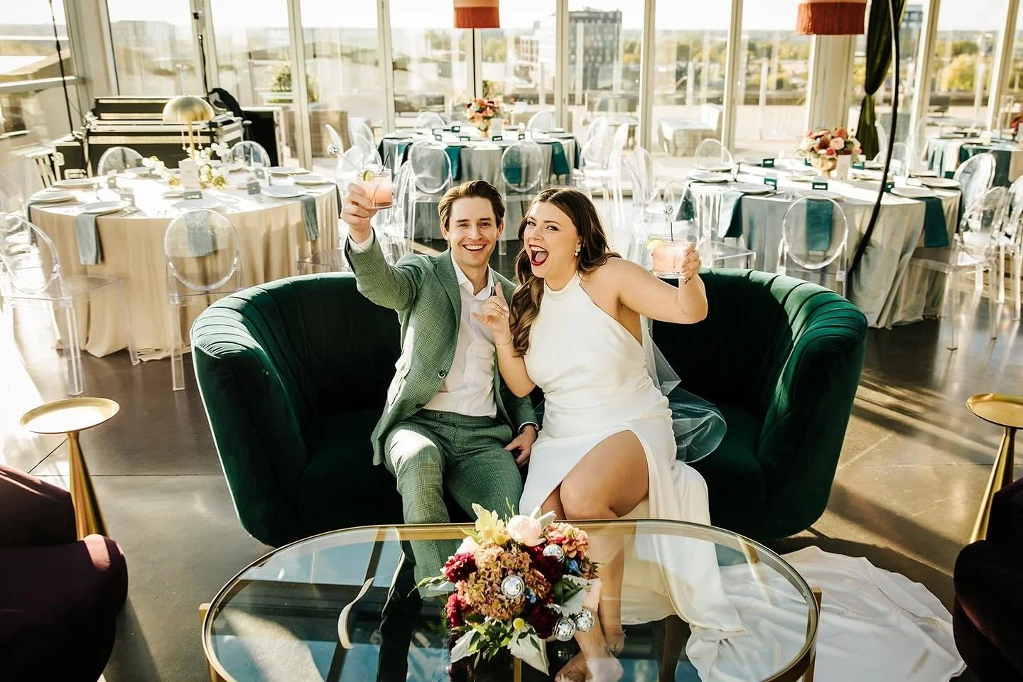 When your dream wedding day is officially happening in real life! 🤩 

Ahh! I had the best, best day with these two! I can NOT wait to share more!! 

Venue: @north4thcorridor 
Planning: @mmjevents @mmjevents_jessie 
Photography: @haleyelizabethstudio