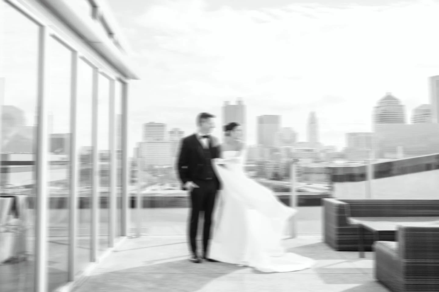 These were just screaming to be edited in black and white 🖤🤍

Congratulations, Taylor &amp; Allie! The best start to the 2026 wedding season! 

Venue: @north4thcorridor 
Photo: @haleyelizabethstudios 
Coordination: @katielo.design @lavenderhazewedd