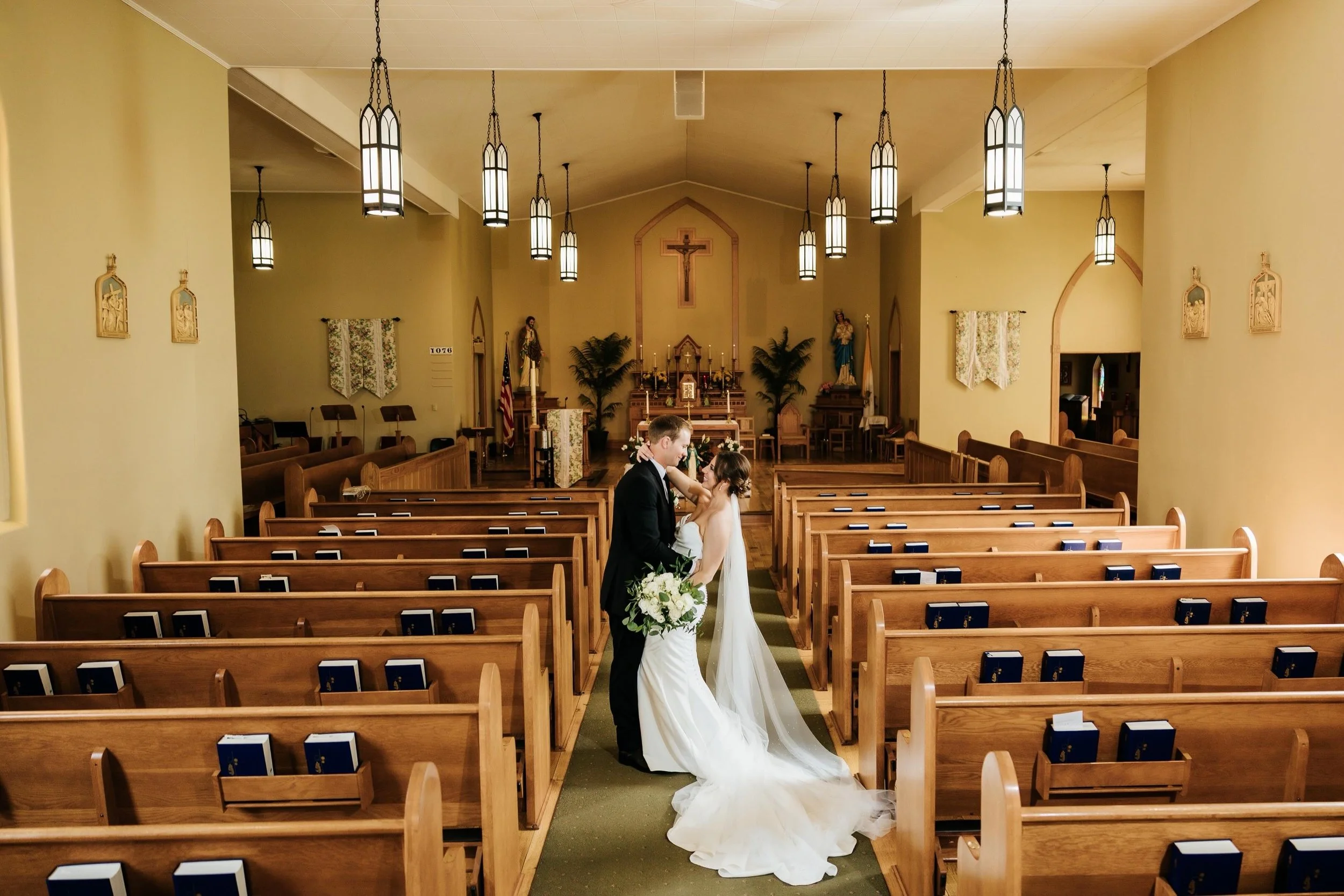 Another perfect wedding day! The newest Mr. &amp; Mrs. Kay 🤍✨