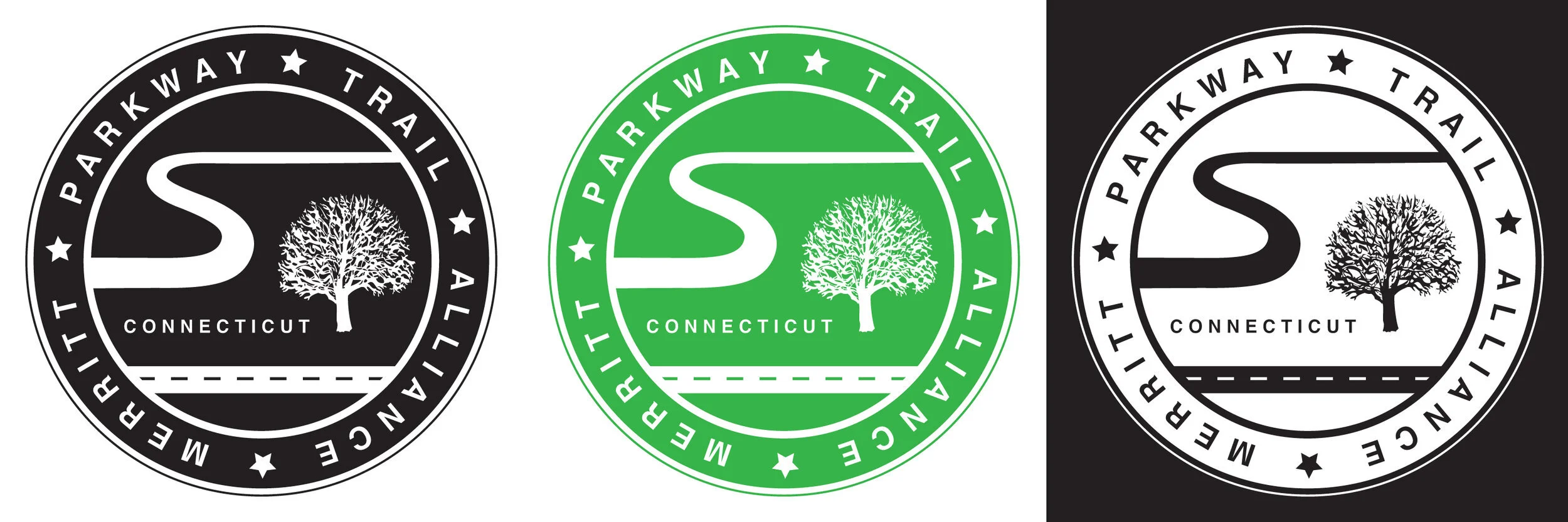 Logo set for Merritt Parkway Trail Alliance.
