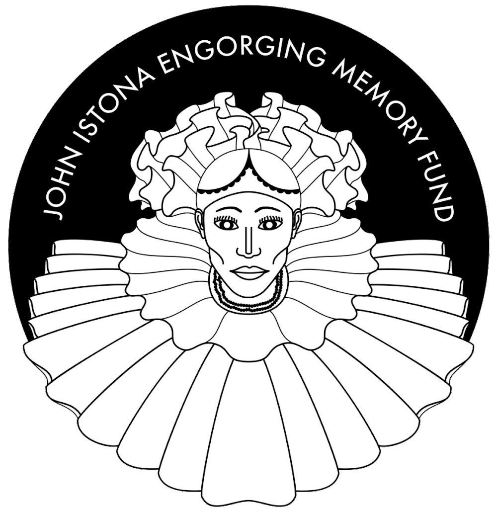 Logo for the John Istona Engorging Memory Fund. The fund was established after an allegedly drunk driver drove his car through John’s bedroom and then fled the scene. John was safe, but lost everything.