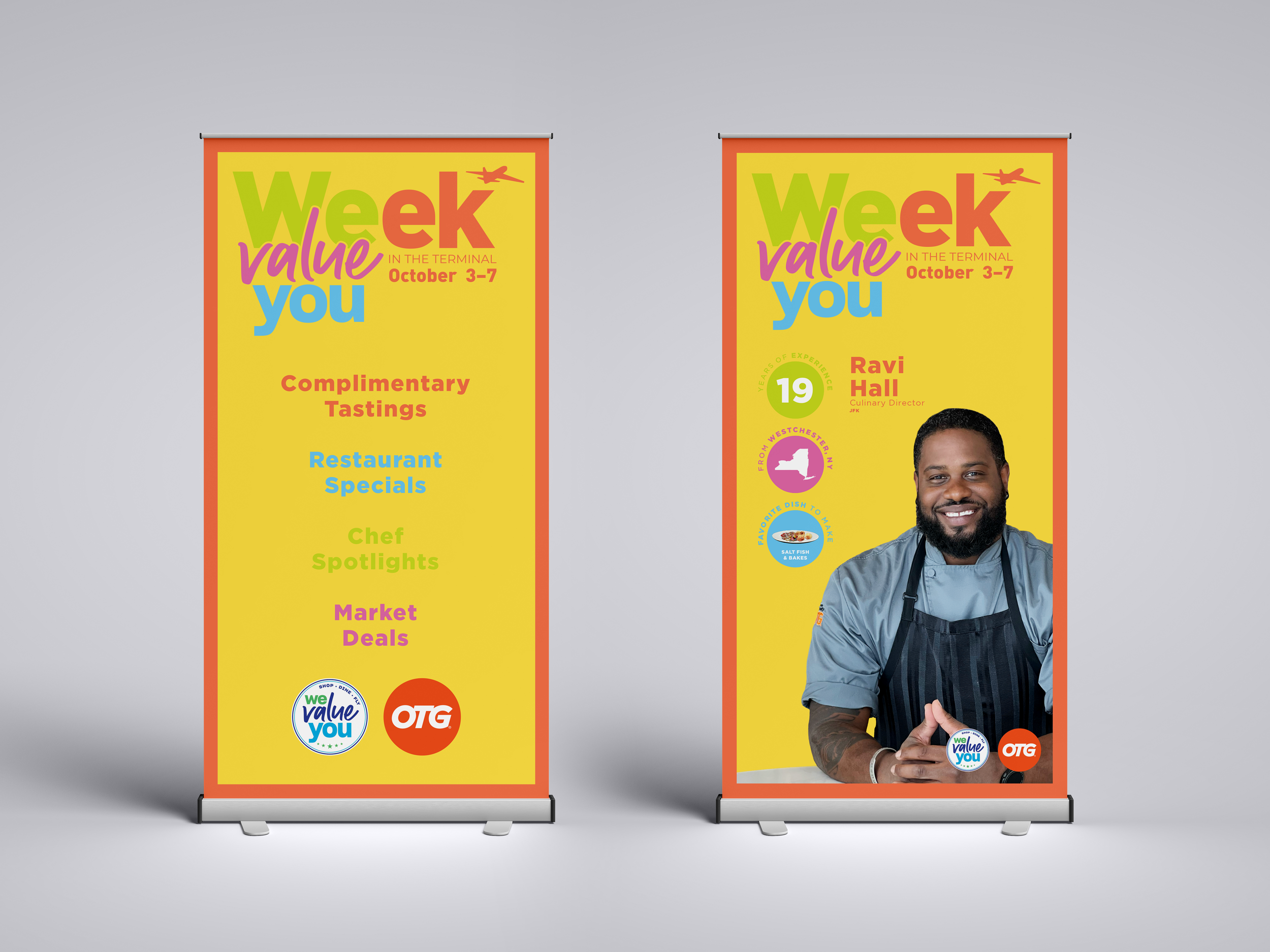 We Value You Week | Retractable Banners