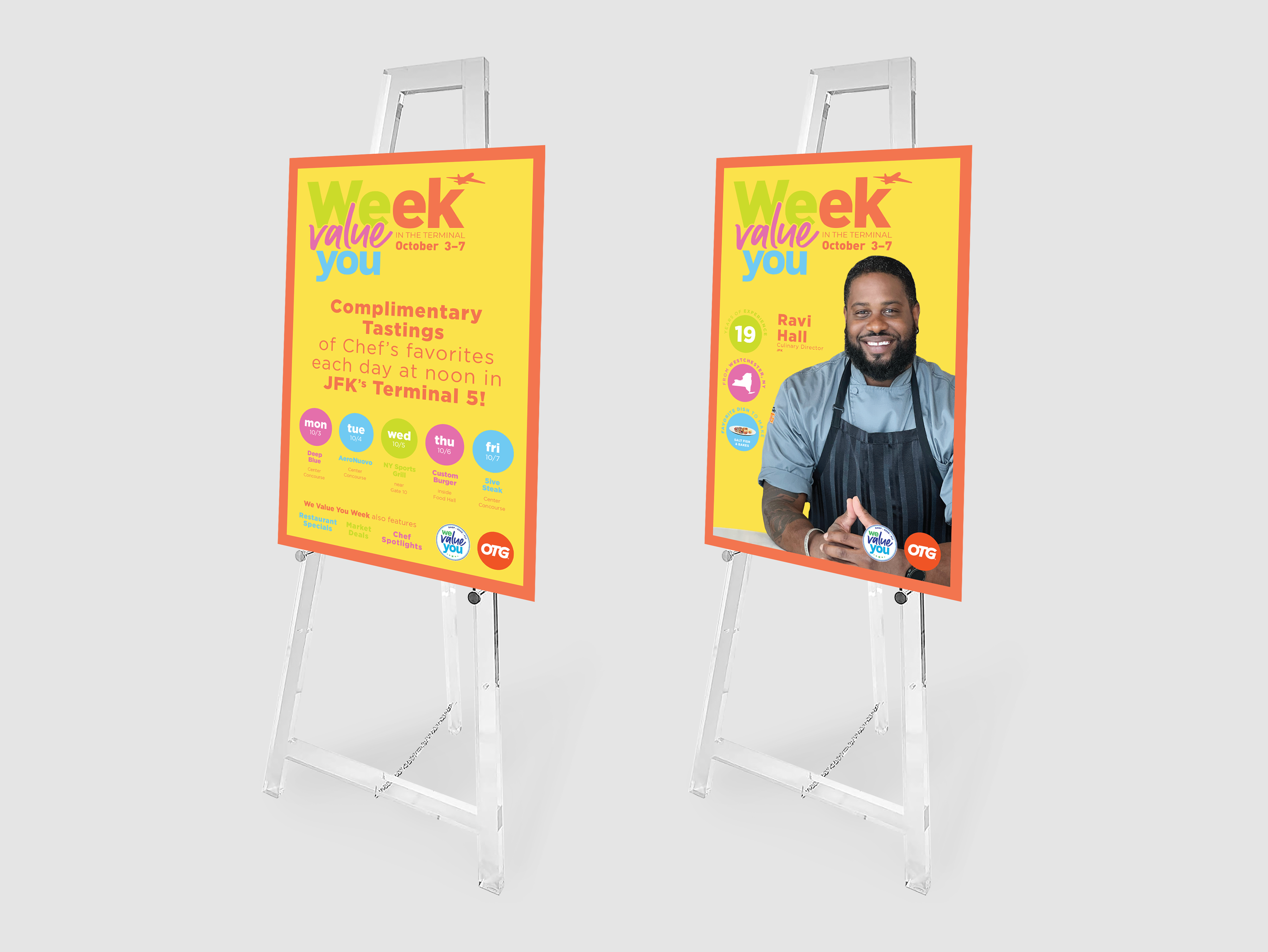 We Value You Week | Easel Signage