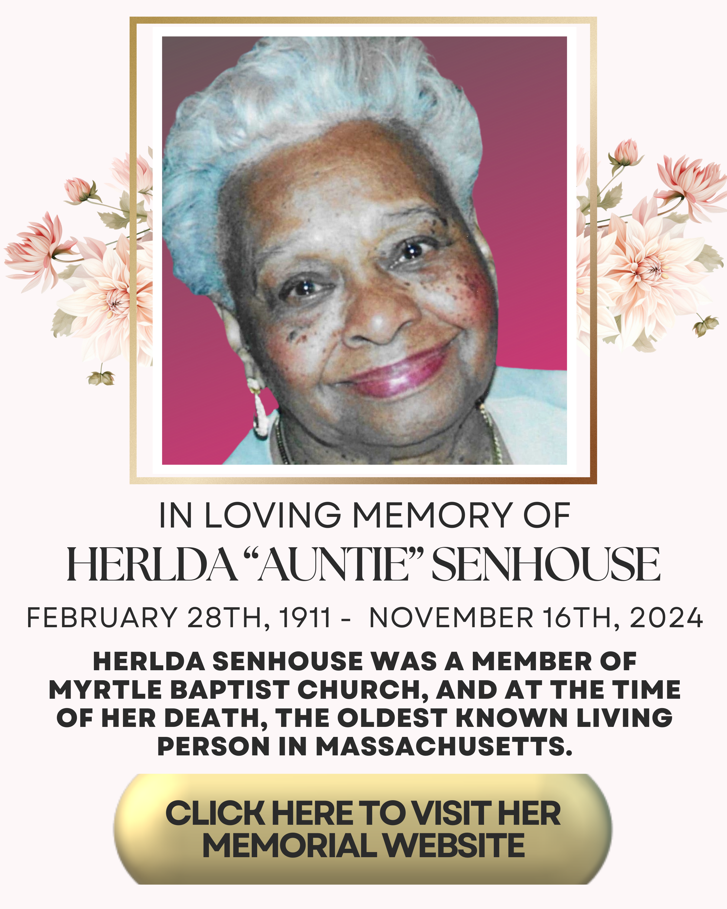 Herlda Senhouse Memorial Website