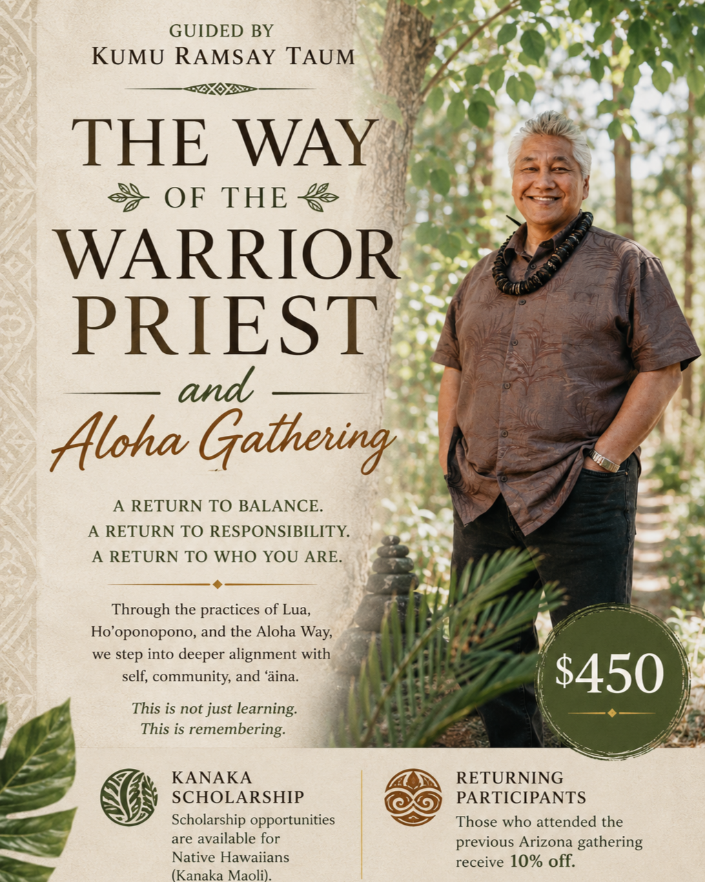 The Way of the Warrior Priest &amp; Aloha Gathering