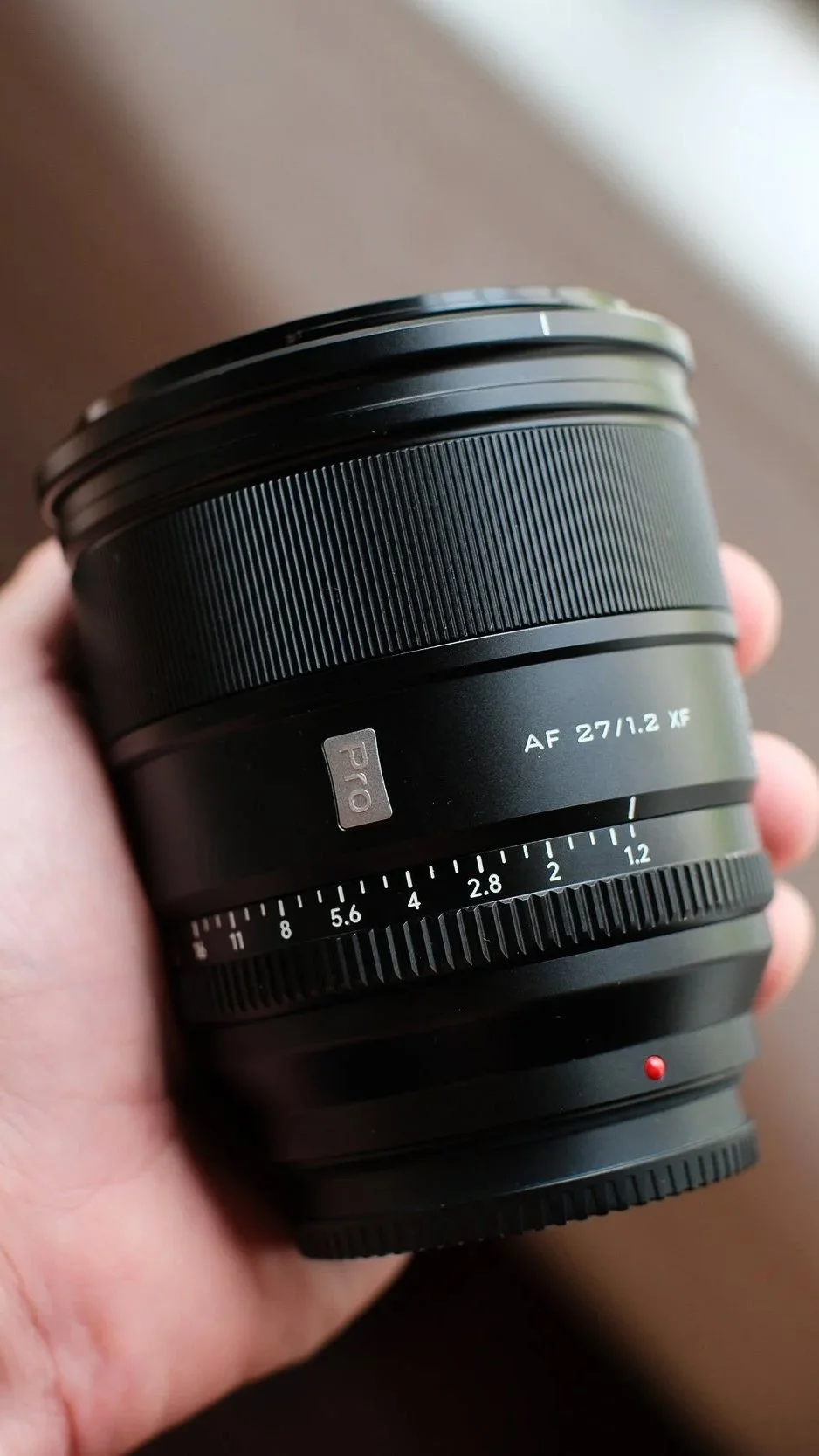 The Viltrox 27mm f/1.2 Pro