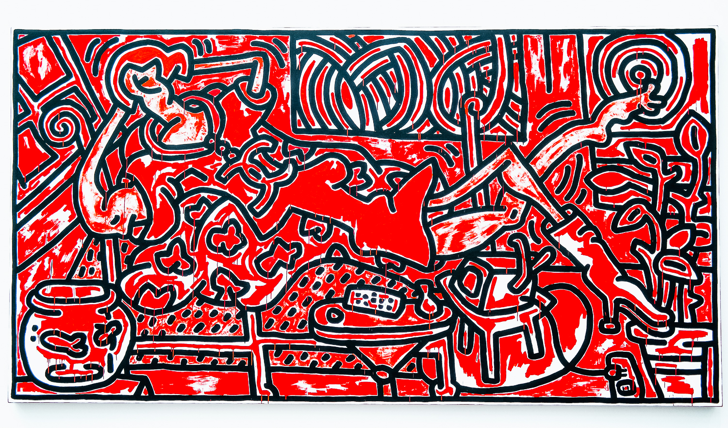 RED ROOM by Keith Haring