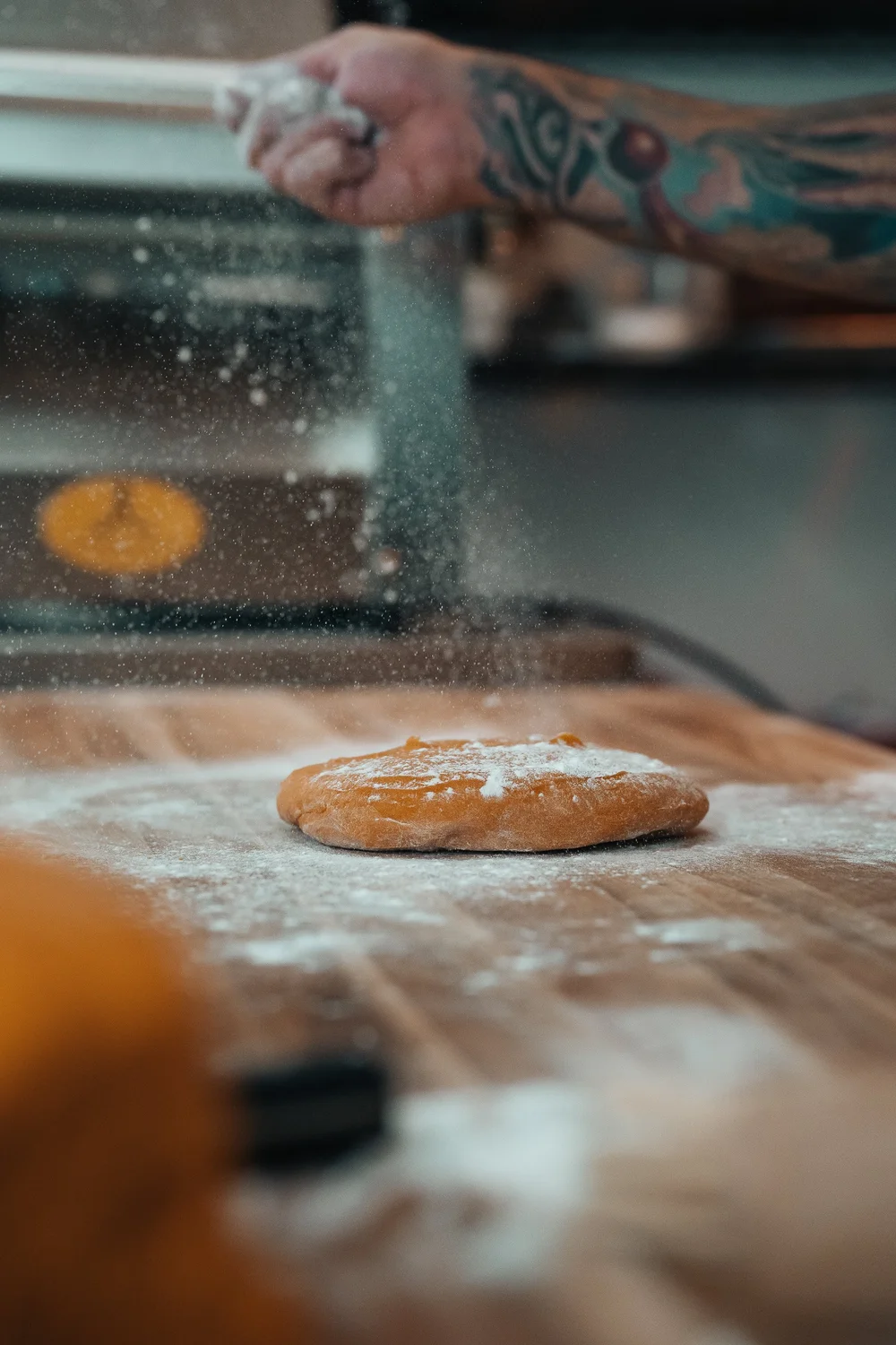 Working line in a restaurant kitchen, Pittsburgh restaurant photography by Ian Jones, ISJDESIGNS