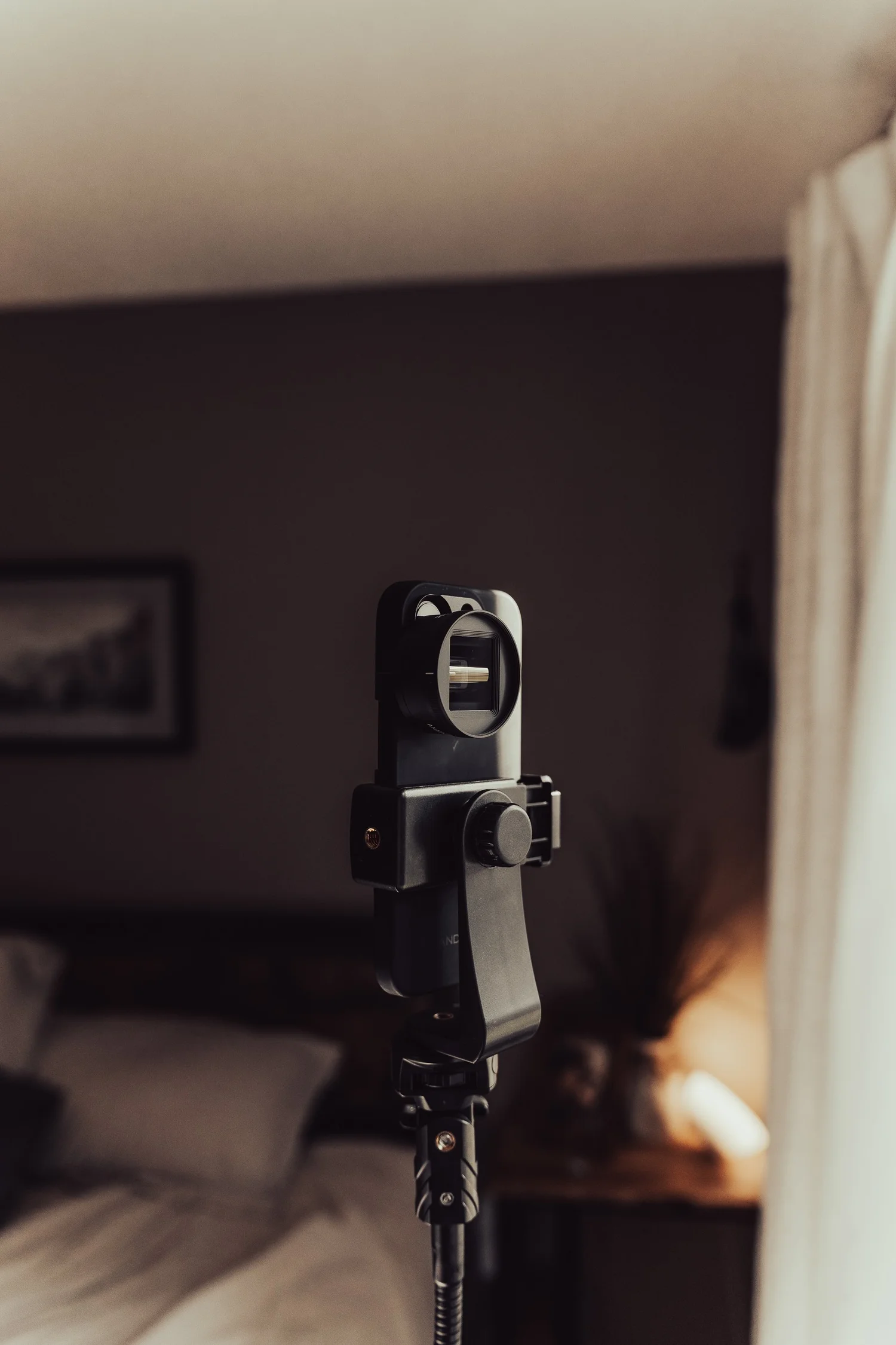 SANDMARC anamorphic lens on a phone rig, product UGC content by Ian Jones of ISJDESIGNS in Pittsburgh.