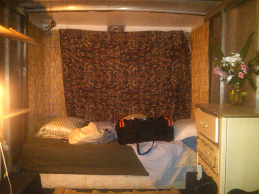 My Bedroom, which really was converted from a Van lol