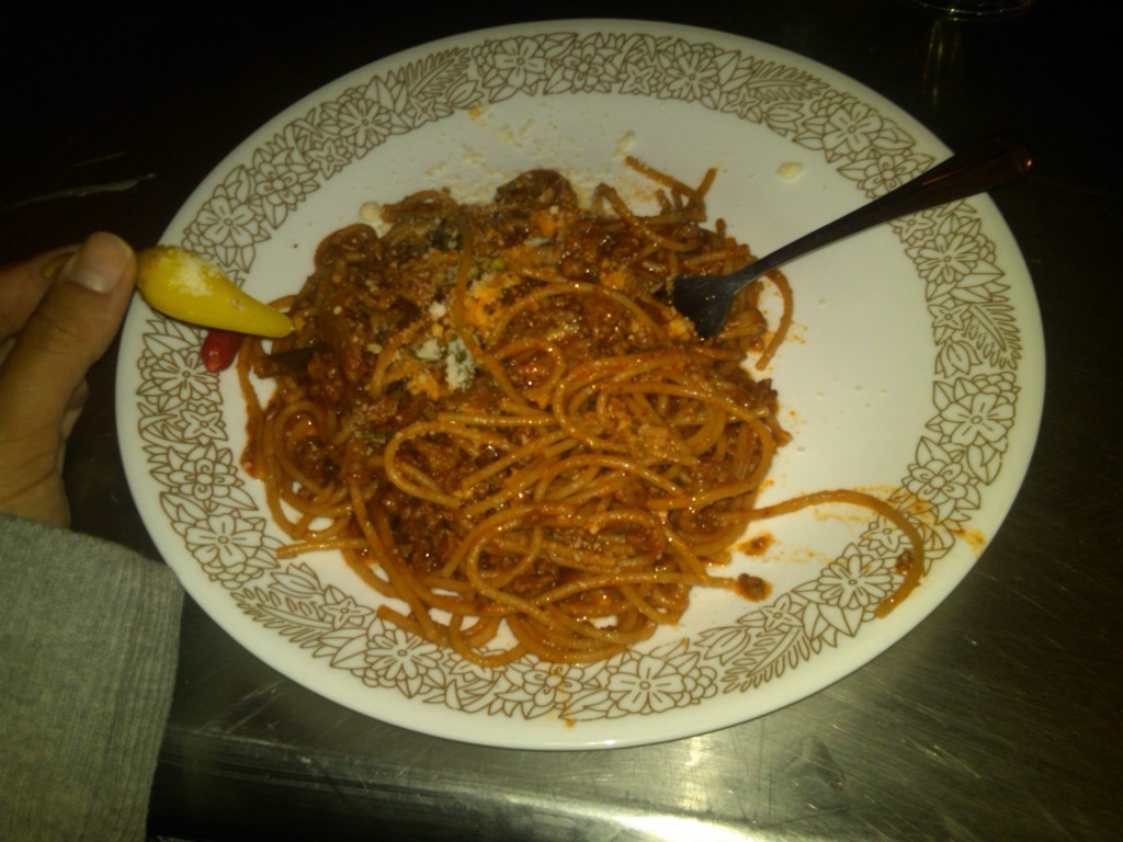 The best spaghetti I've ever made in my life all because of the love and "aloha" that went in it as some called it, also the fresh oregano didn't hurt either ;)