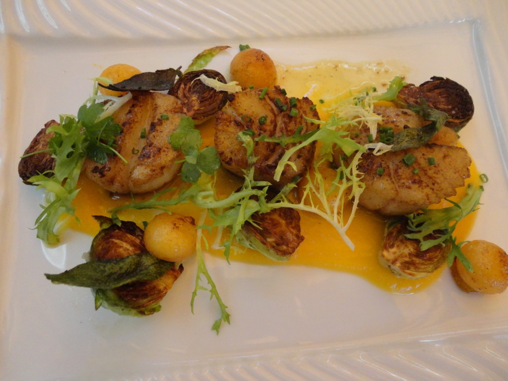 Seared Diver Sea Scallops