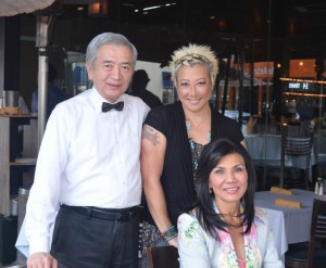 From Left, Tao Chang, Cece Tsou, and Vicky Mense. Photo provided courtesy of Xi’an.