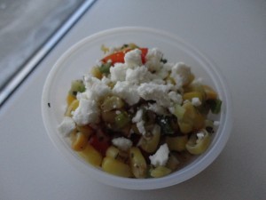 Roasted Corn Salad With Tomatoes & Feta