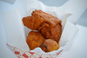 Spicy Chicken with Corn Bread Muffin