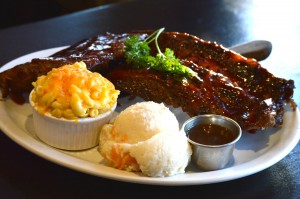 Baby back and beef ribs combo