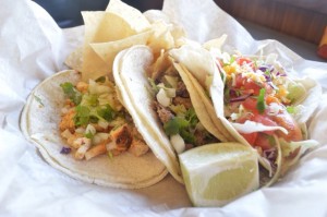All three tacos