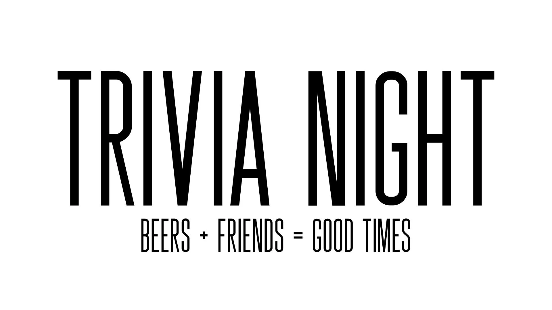 March Trivia Schedule Village Bottle Shop Tasting Room